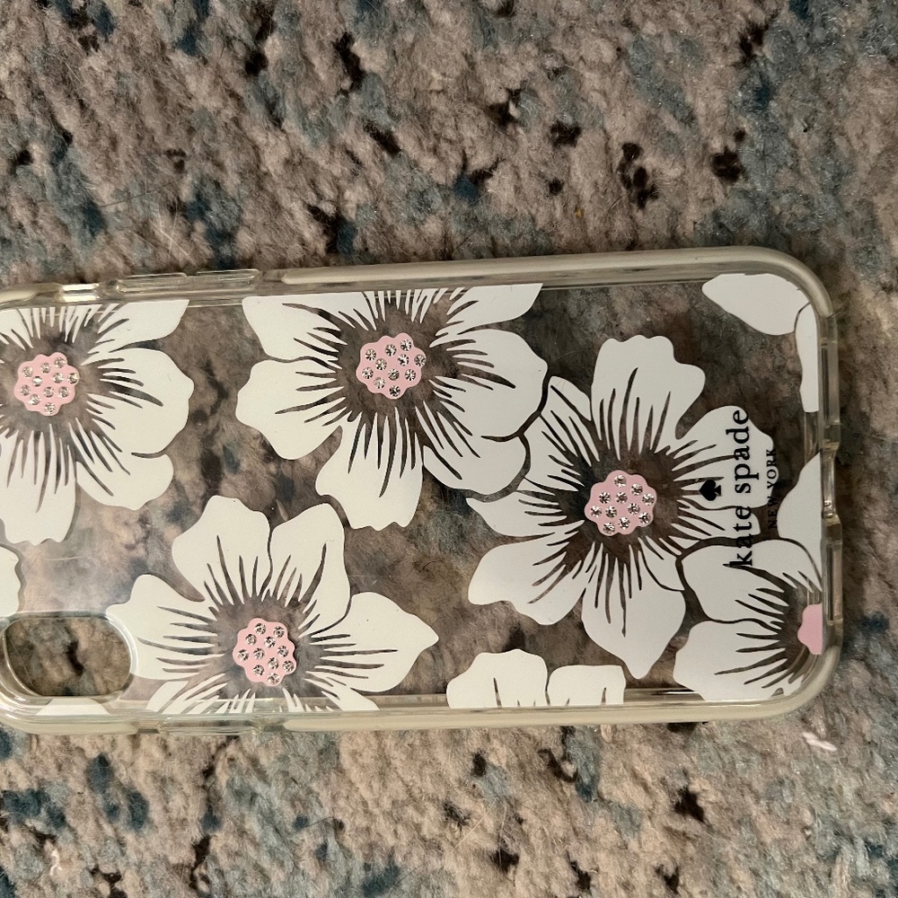 Clear Floral Kate Spade Iphone XR Case